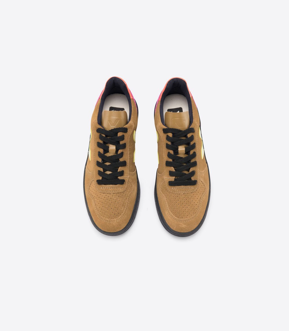 Veja Sneakers Herr - V-10 Bastille Suede Tent - Bruna - 071283-KUB